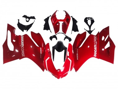 Best 2011-2014 Ducati 1199 Motorcycle Fairing - Red