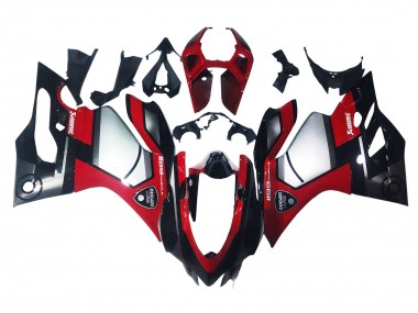 Best 2011-2014 Ducati 1199 Motorcycle Fairings - Red Silver Black