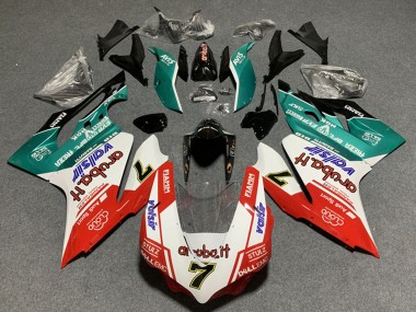 Best 2011-2014 Ducati Panigale 899/1199 Motorcycle Fairings - White Red Green Glossy Black Avis Valsir 7