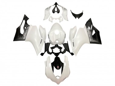 Best 2011-2014 Ducati Panigale 899/1199 Motorcycle Fairings - White Black
