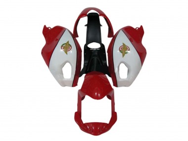 Best 2008-2012 Ducati Monster 696 796 1100 1100S Motorcycle Fairing - White Red