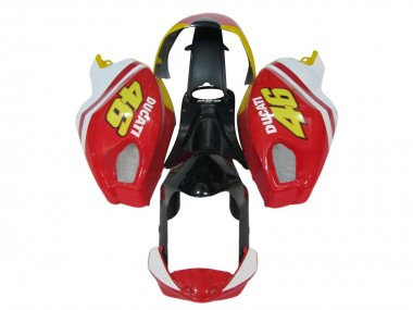 Best 2008-2012 Ducati Monster 696 796 1100 1100S Motorcycle Fairings - White Red Glossy Black Yellow 46