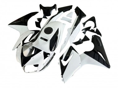 Best 2002-2006 Honda CBR125R Motorcycle Fairings - White Glossy Black