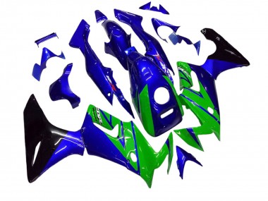 Best 2002-2006 Honda CBR125R Motorcycle Fairings - Blue Green Glossy Black