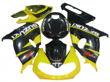 Best 1998-2003 Suzuki TL1000R Motorcycle Fairings - Glossy Black Yellow