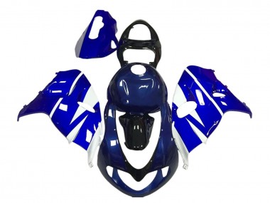 Best 1998-2003 Suzuki TL1000R Motorcycle Fairings - Blue White Glossy Black