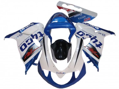 Best 1998-2003 Suzuki TL1000R Motorcycle Fairings - White Blue Black Red Tyco