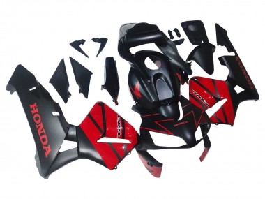 Best 2003-2004 Honda CBR600RR Motorcycle Fairings - Red Glossy Black Matte Black