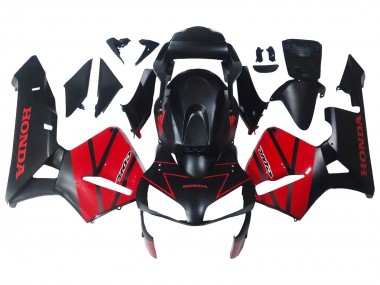 Best 2003-2004 Honda CBR600RR Motorcycle Fairings - Red Glossy Black Matte Black