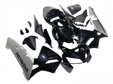 Best 2005-2006 Honda CBR600RR Motorcycle Fairing - Black Silver