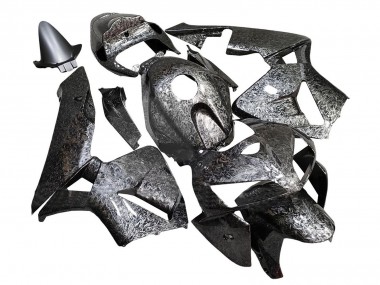Best 2005-2006 Honda CBR600RR Motorcycle Fairings - Black Forged Carbon Fiber