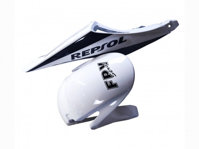 2013-2023 Honda CBR600RR Motorcycle Fairings - White Glossy Black Repsol