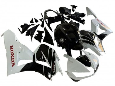 Best 2013-2023 Honda CBR600RR Motorcycle Fairing Kits - White Glossy Black