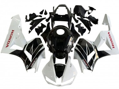 Best 2013-2023 Honda CBR600RR Motorcycle Fairing Kits - White Glossy Black