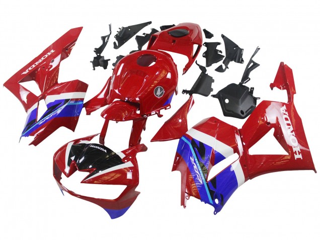 2013-2023 Honda CBR600RR Motorcycle Fairings - Red Blue