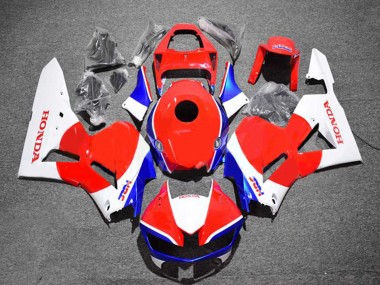 Best 2013-2023 Honda CBR600RR Motorcycle Fairing Kits - White Red Blue HRC