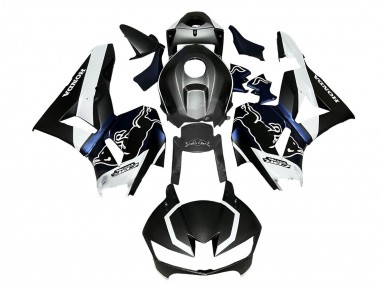Best 2013-2023 Honda CBR600RR Motorcycle Fairings - Black Carbon Fiber White Blue Red Bull