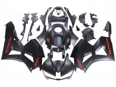 Best 2013-2023 Honda CBR600RR Motorcycle Fairings - Matte Black Red Decals