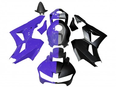Best 2013-2023 Honda CBR600RR Motorcycle Fairings - Purple Matte Black Split