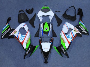 Best 2008-2010 Kawasaki ZX10R Motorcycle Fairings - White Fluorescent Green Red Black