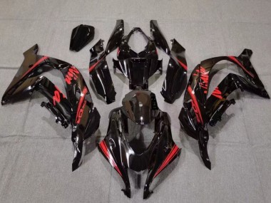 Best 2016-2020 Kawasaki ZX10R Motorcycle Fairings - Glossy Black Red
