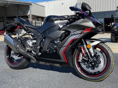 Best 2021-2025 Kawasaki ZX10R Motorcycle Fairings - Black Grey Red