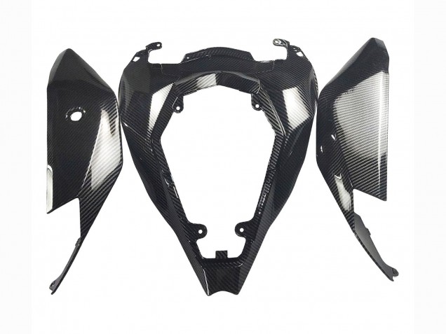 2021-2025 Kawasaki ZX10R Motorcycle Fairings - Black Carbon Fiber