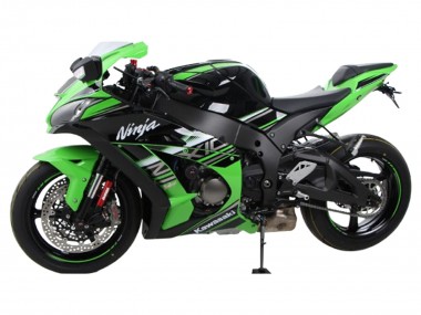 Best 2021-2025 Kawasaki ZX10R Motorcycle Fairings - Green Black Silver