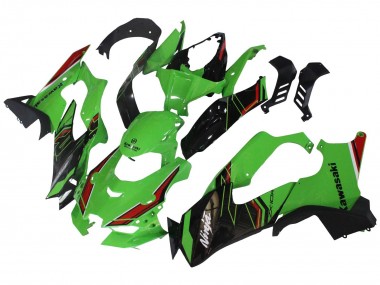Best 2021-2025 Kawasaki ZX10R Motorcycle Fairings - Green Black Red