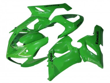 Best 2005-2006 Kawasaki ZX6R Motorcycle Fairings - Green