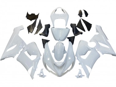 Best 2005-2006 Kawasaki ZX6R Motorcycle Fairings - White