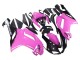 2007-2008 Kawasaki ZX6R Motorcycle Fairings - Black Pink Ninja