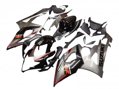 Best 2005-2006 Suzuki GSXR 1000 Motorcycle Fairing - Silver Black Red