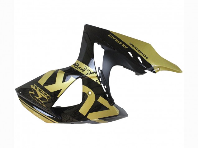 2009-2016 Suzuki GSXR 1000 Motorcycle Fairings - Glossy Black Gold