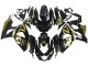 2009-2016 Suzuki GSXR 1000 Motorcycle Fairings - Glossy Black Gold