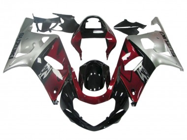 Best 1996-2000 Suzuki GSXR 600 / GSXR 750 Motorcycle Fairings - Dark Blue White
