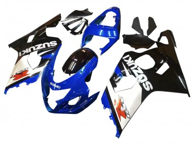 Best 2004-2005 Suzuki GSXR 600 / GSXR 750 Motorcycle Fairings - Blue White Black