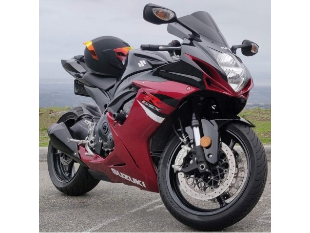 2011-2024 Suzuki GSXR 600 / GSXR 750 Bike Fairings - Red Glossy Black