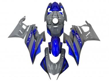 Best 2019-2021 Yamaha YZF R3/R25 Motorcycle Fairings - Grey Blue Black