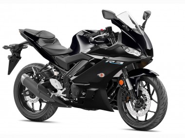 Best 2022-2024 Yamaha YZF R3/R25 Motorcycle Fairing - Glossy Black
