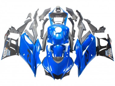 Best 2022-2024 Yamaha YZF R3/R25 Motorcycle Fairings - Blue Black ENEOS
