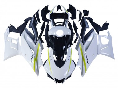 Best 2022-2024 Yamaha YZF R3/R25 Motorcycle Fairings - White Yellow Black