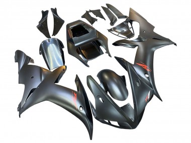 Best 2002-2003 Yamaha YZF 1000 R1 Motorcycle Fairings - Matte Black Red