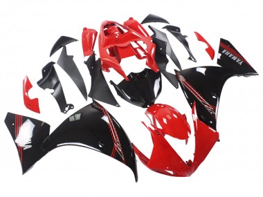 Best 2009-2011 Yamaha YZF 1000 R1 Motorcycle Fairing - Red Black