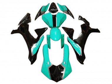 Best 2020-2025 Yamaha YZF 1000 R1 Motorcycle Fairings - Light Green Glossy Black