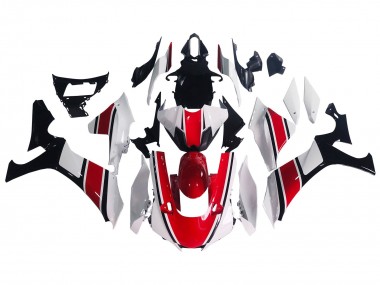 Best 2020-2025 Yamaha YZF 1000 R1 Motorcycle Fairing - White Red Glossy Black