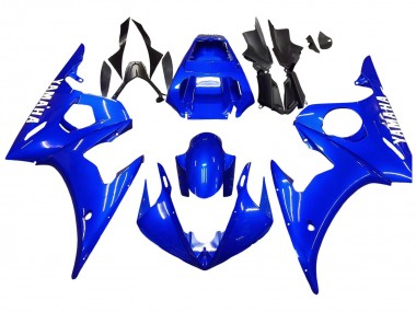 Best 2003-2004 Yamaha YZF R6 Motorcycle Fairing - Blue