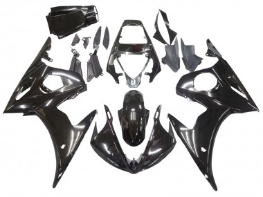 Best 2006-2009 Yamaha YZF R6S Motorcycle Fairings - Glossy Black