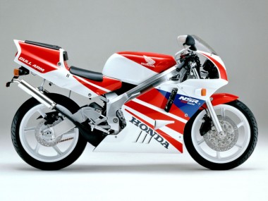 Best 1990-1993 Honda NSR250R Motorcycle Fairings - White Red Blue