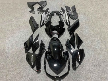 Best 2010-2013 Kawasaki Z1000 Motorcycle Fairings - Glossy Black White